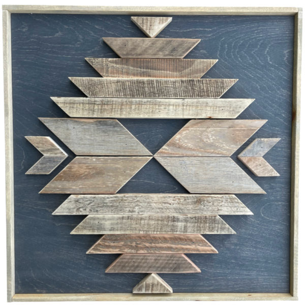 Southwest Natural Square in Farmhouse Blue